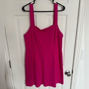 On 34th Hot Pink Sleeveless Dress, Size 16